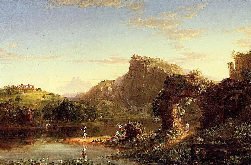 Thomas Cole L-Allegro France oil painting art